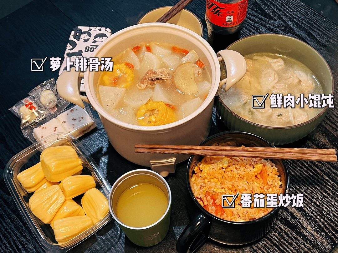 萝卜炖排骨-秋冬懒人汤