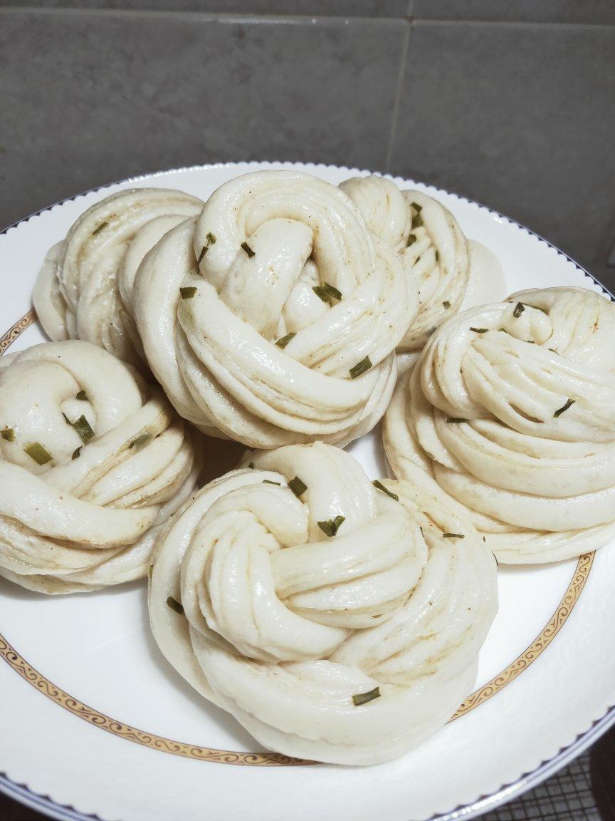花卷 一次发酵松软好吃 造型简单 最近花卷馒头当道的