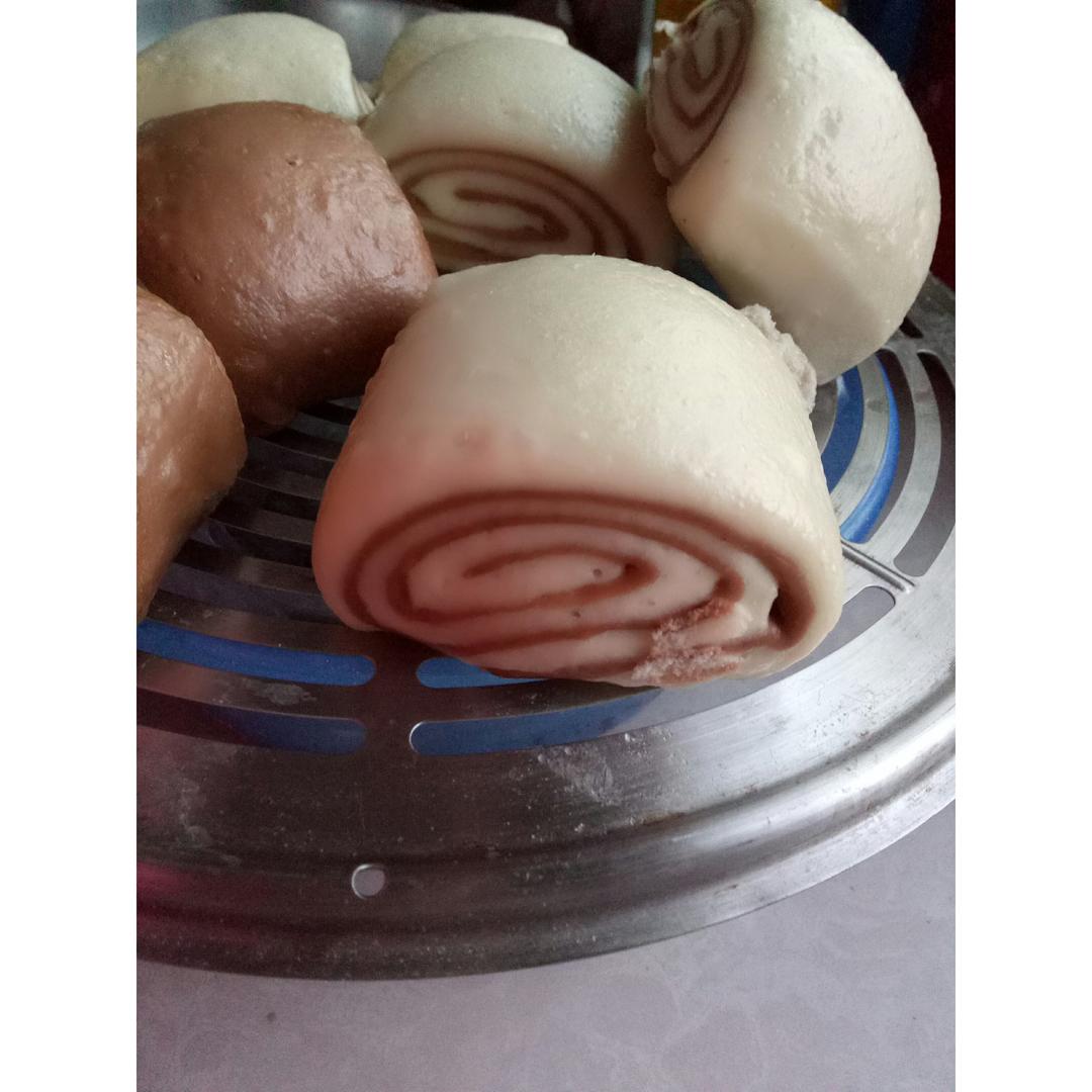 双色刀切馒头
