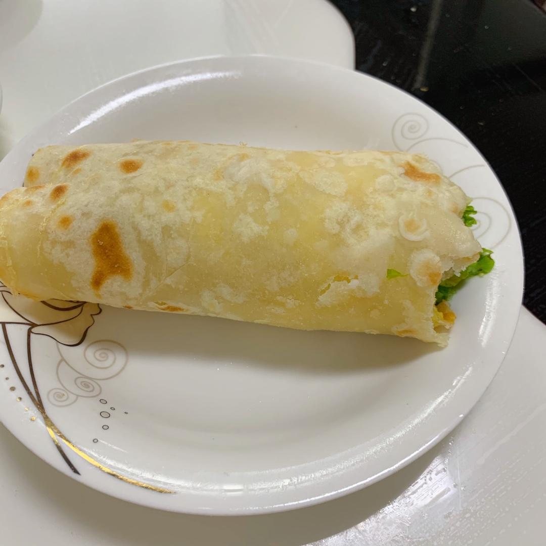 鼓大泡的鸡蛋灌饼