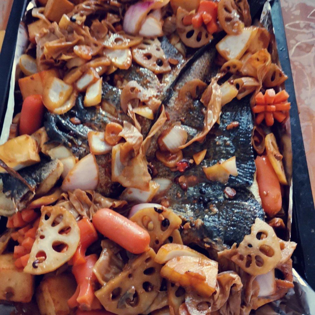 烤箱版酱香烤鱼