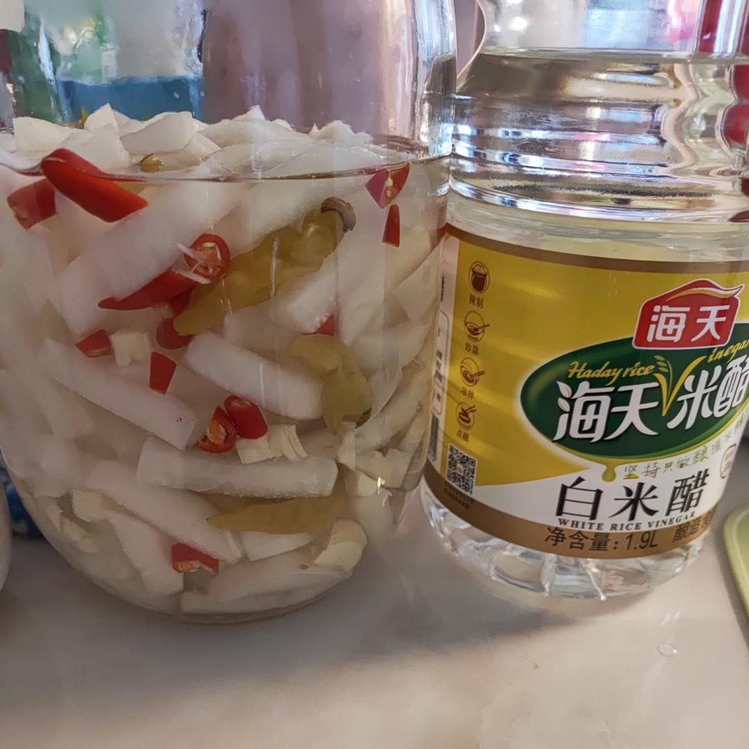 酸辣爽脆的泡萝卜条