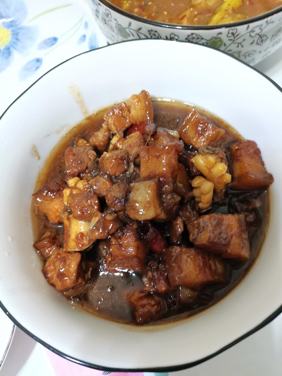 过年硬菜【鲍鱼红烧肉】