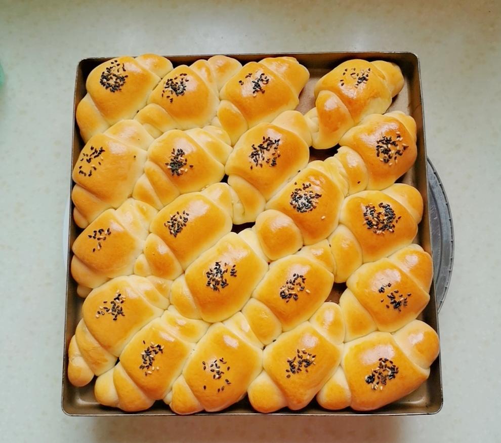 牛奶面包卷（直接法）