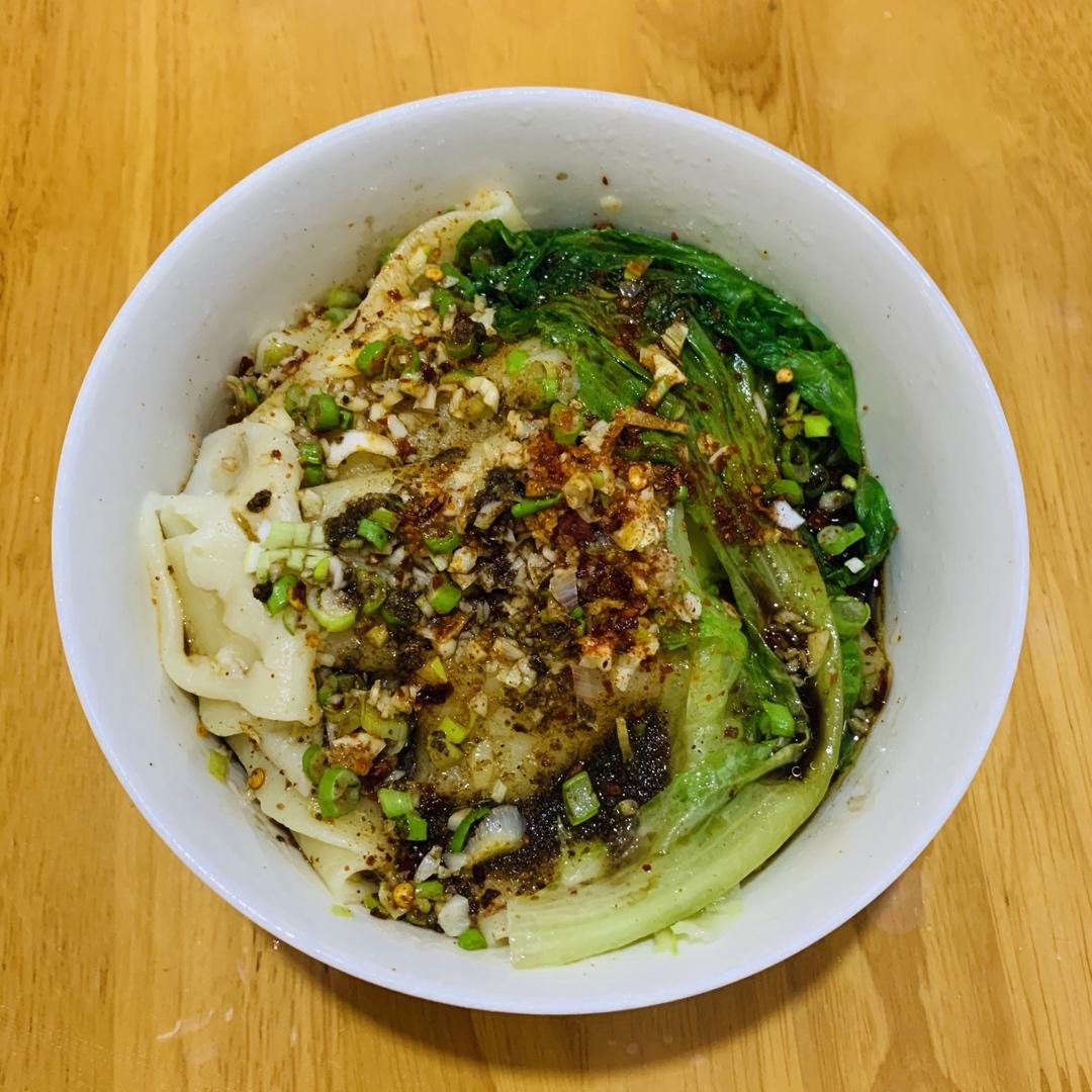 劲道好吃的油泼扯面（裤带面）