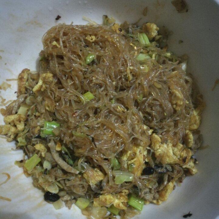 肉末（肉丝）炒粉丝