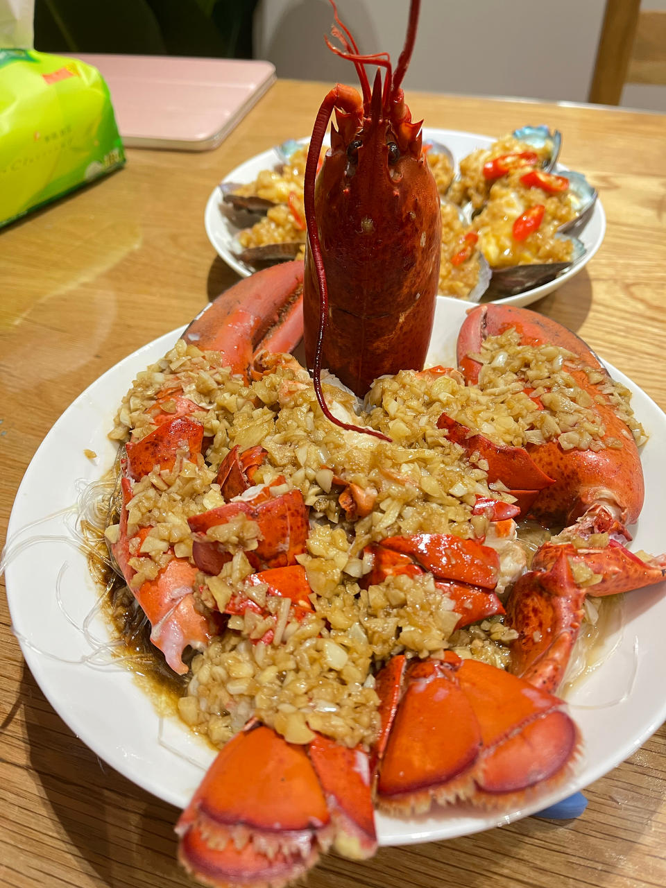 【蒜蓉粉丝龙虾】尝一口波士顿龙虾，海味在口腔中激荡