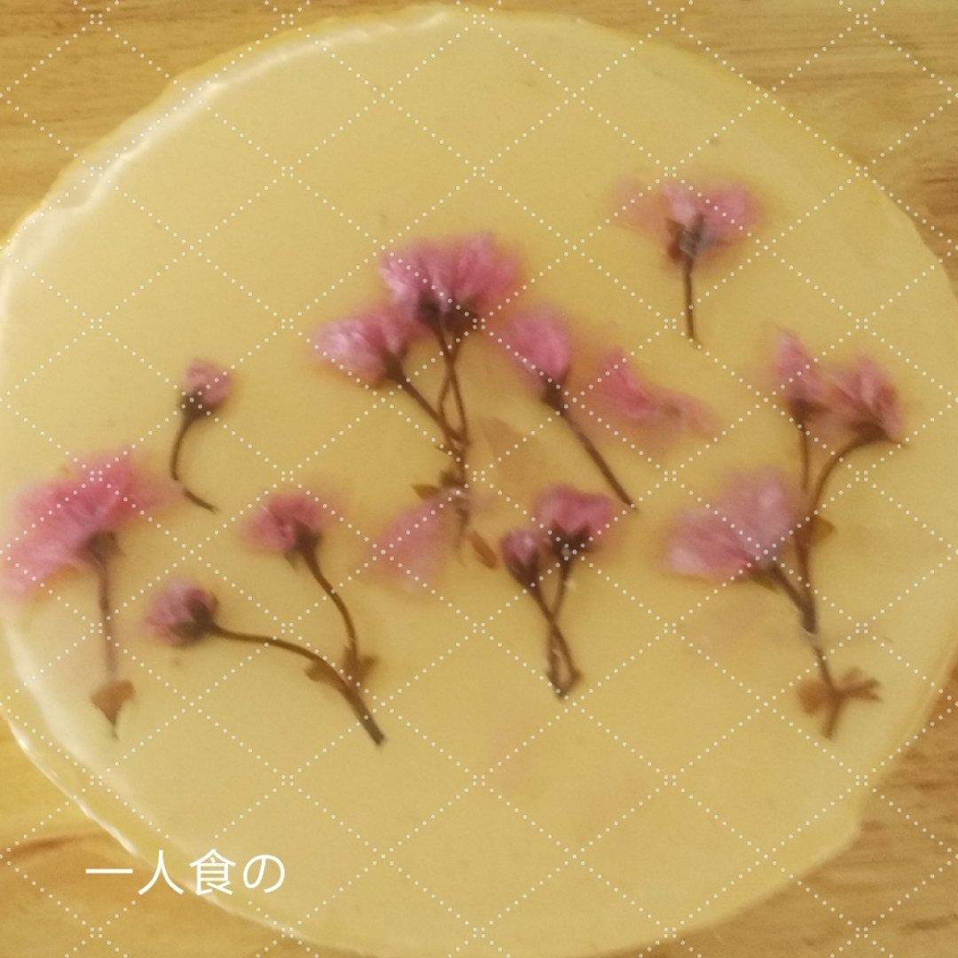 🌸和风樱花酸奶慕斯蛋糕🌸