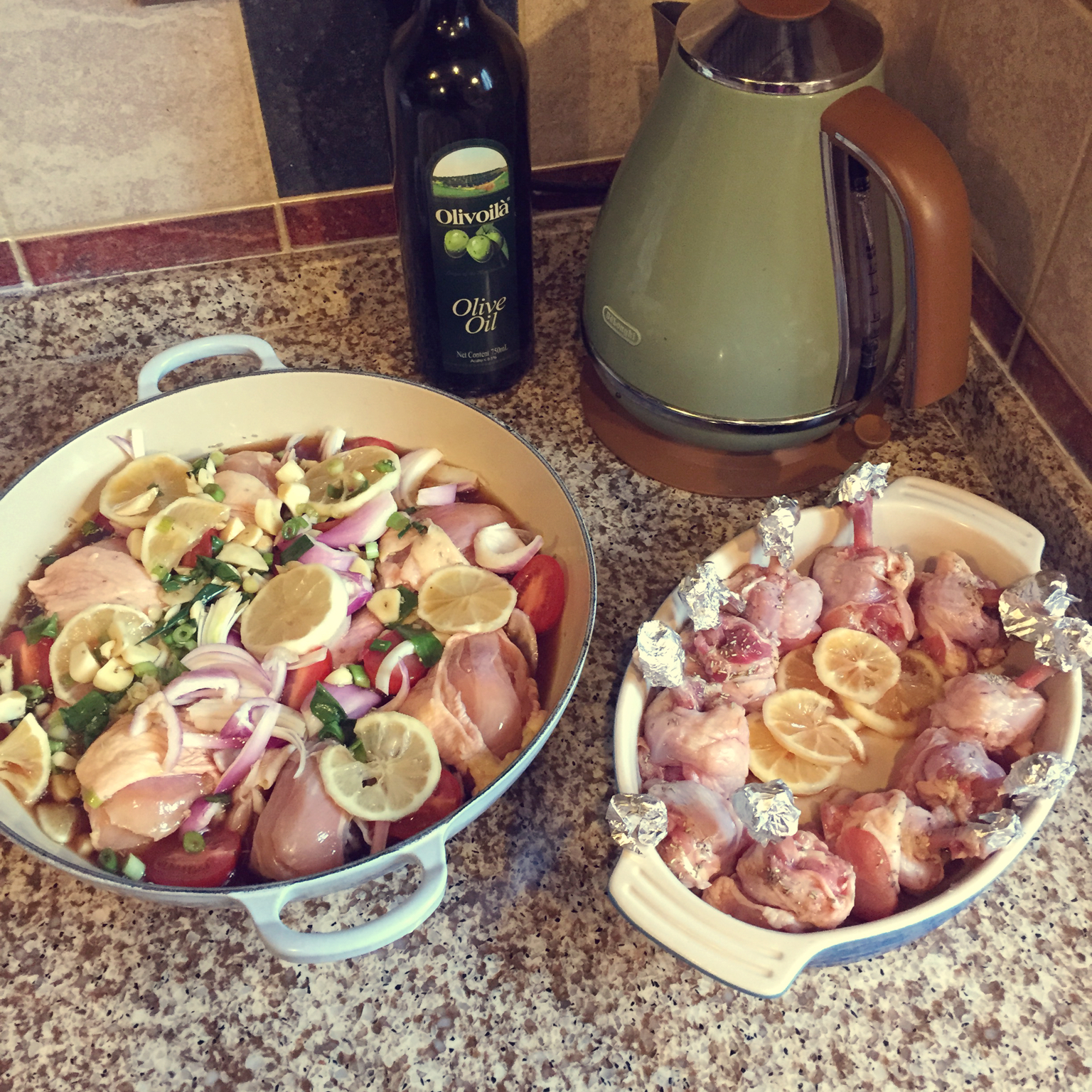 迷迭香柠檬烤鸡腿