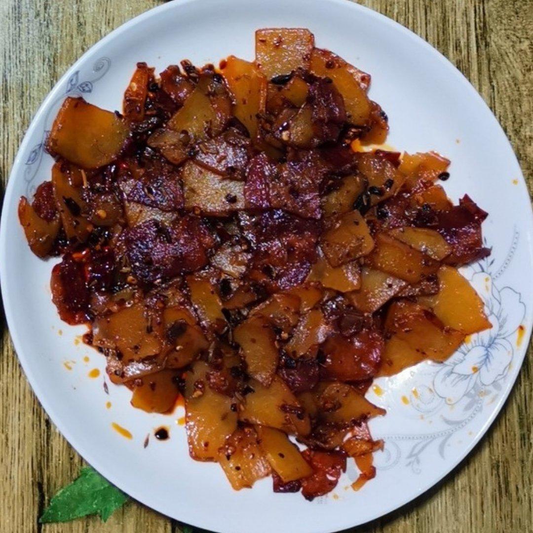 ㊙️好吃到多吃一碗饭的👍🏻［孜然培根土豆片］