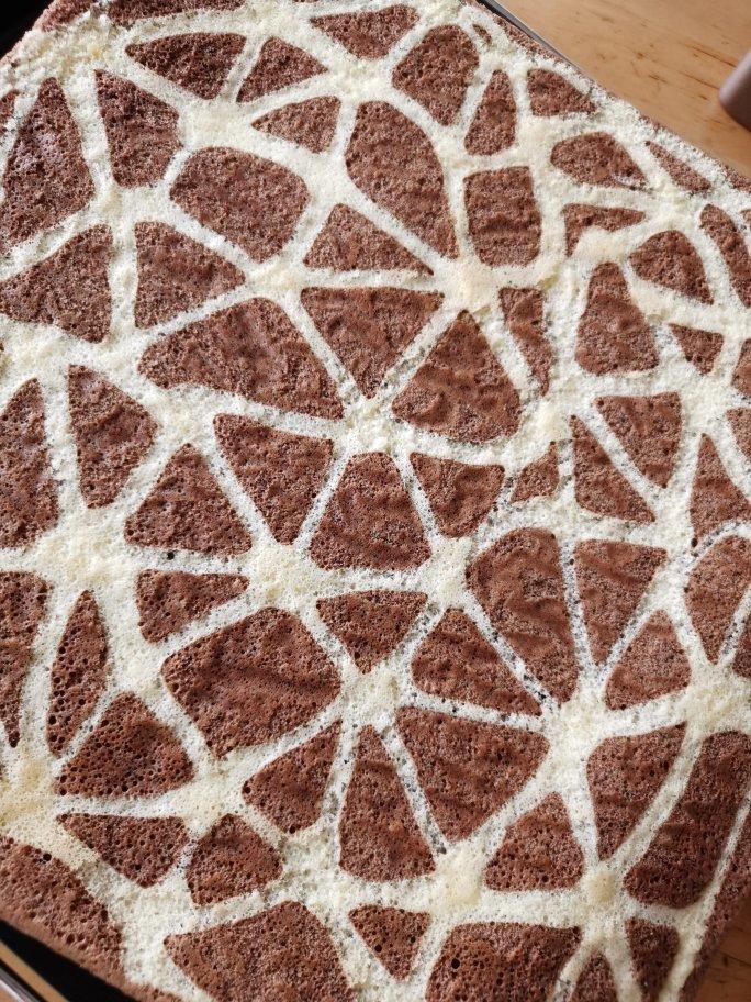 超萌长颈鹿蛋糕卷