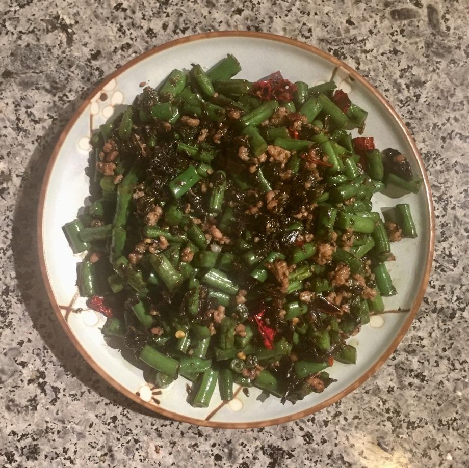 榄菜肉末四季豆