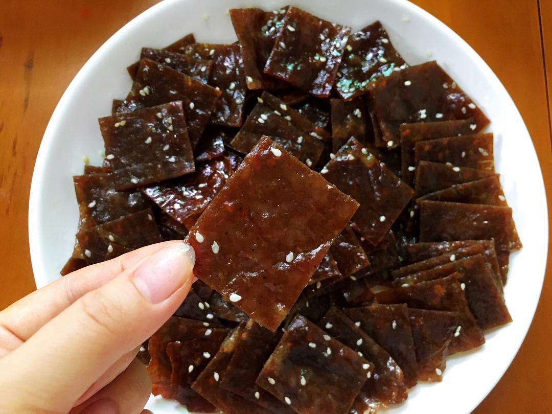 蜜汁肉脯的做法