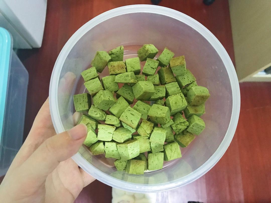 抹茶小石头饼干