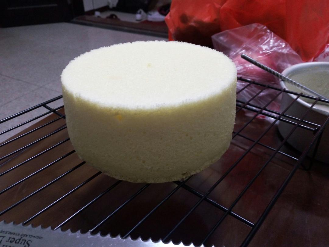 6寸原味戚风蛋糕