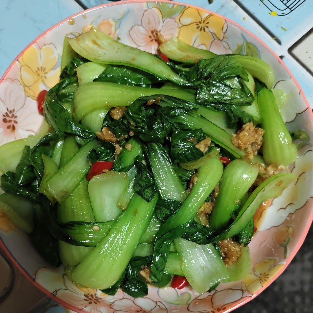 白灼油菜
