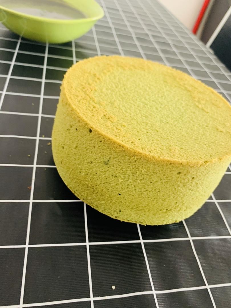 细腻绵软抹茶红豆戚风【附蜜红豆分布均匀小技巧】