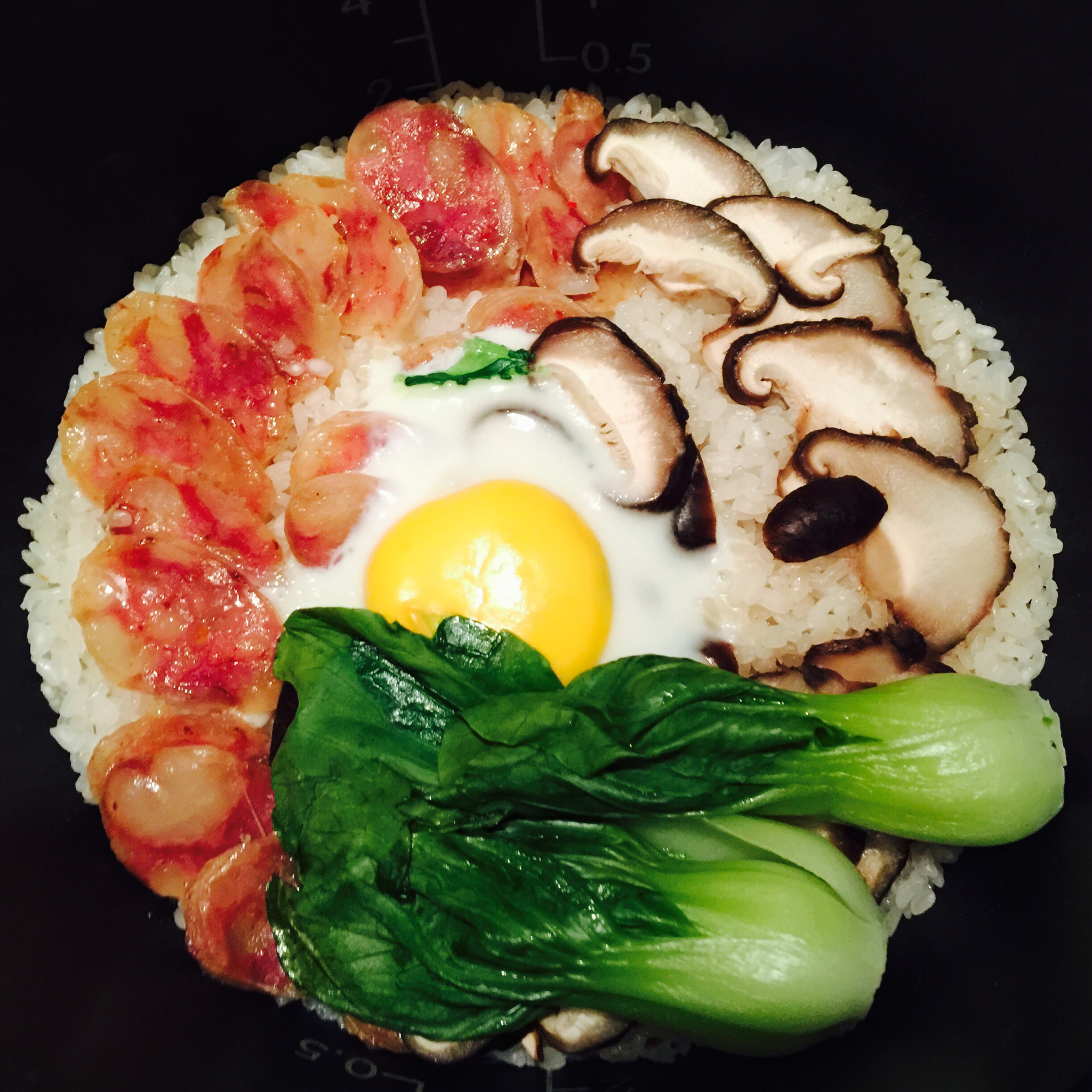 腊肠煲仔饭电饭锅版