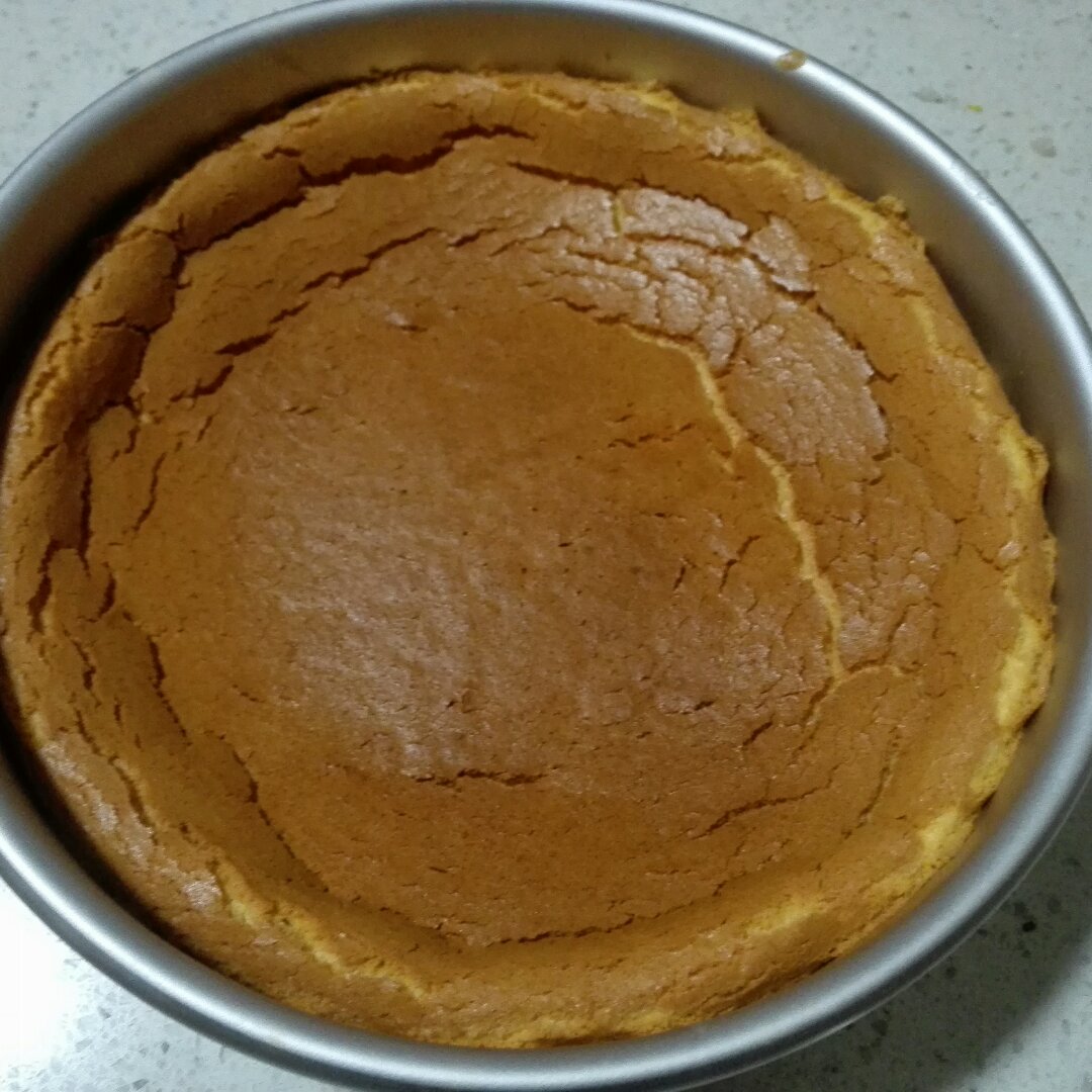 6寸原味戚风蛋糕