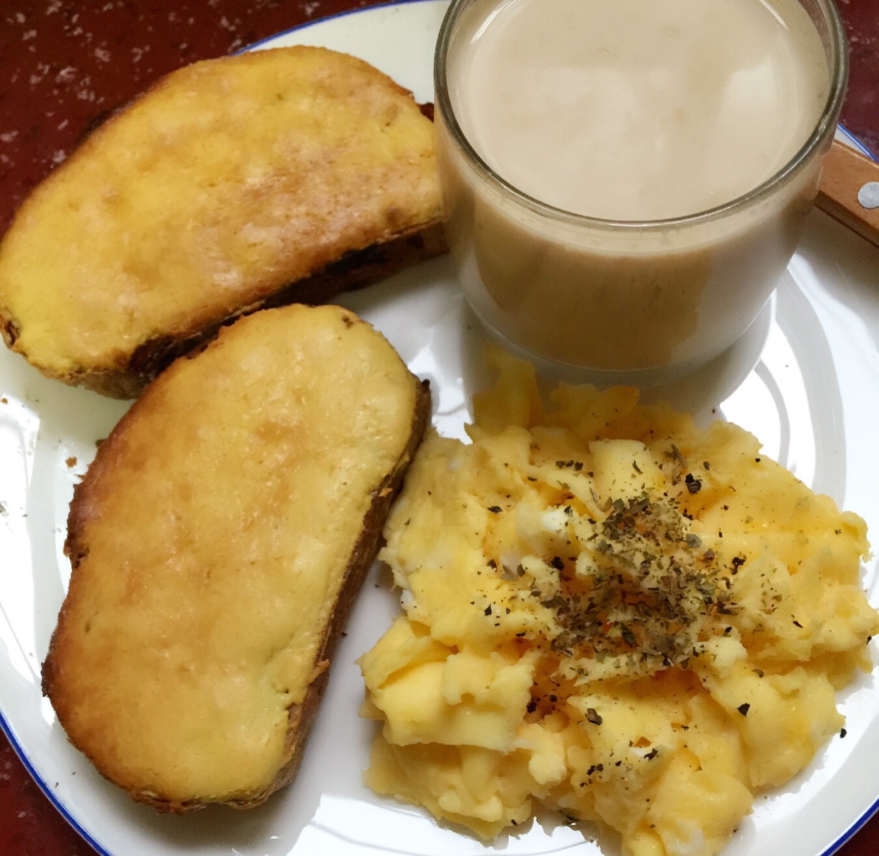 蛋黄奶酥厚片