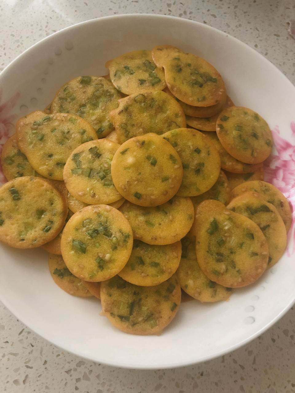 零失败巨简单🔥芝麻香葱薄脆饼