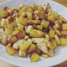 一道怎么做都好吃的干煎土豆鸡丁（红烧，咖喱，椒盐，孜然）