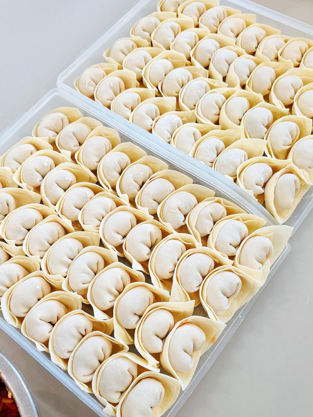 双葱冬笋鸡汁鲜肉大馄饨 无需打葱姜水