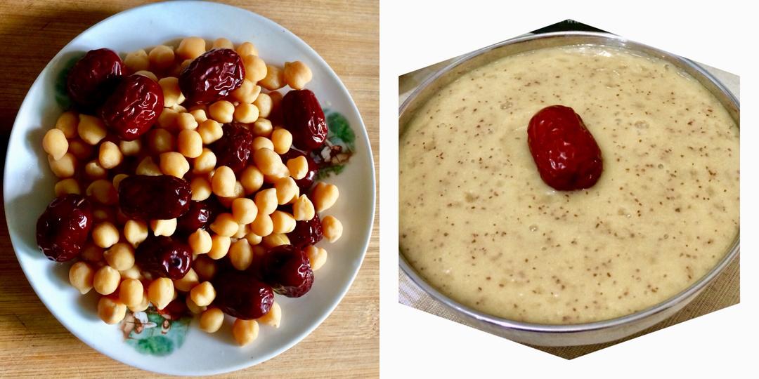 宝宝健康糊🆚鹰嘴豆红枣盘的做法