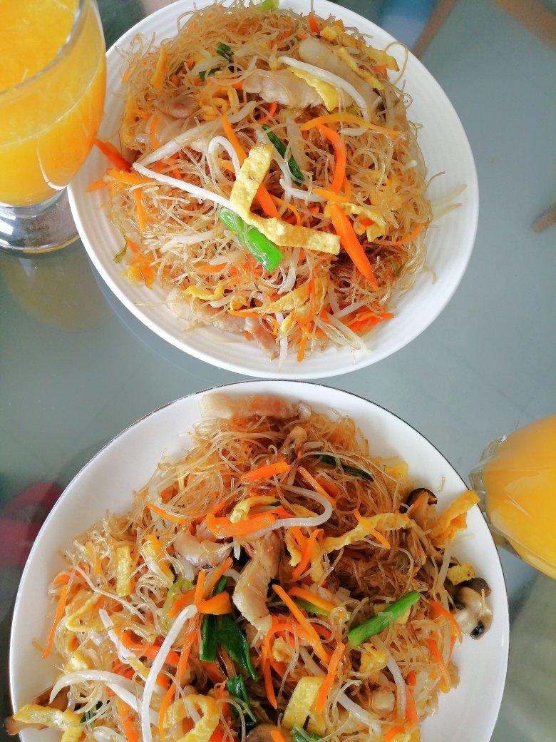 豆芽炒面
