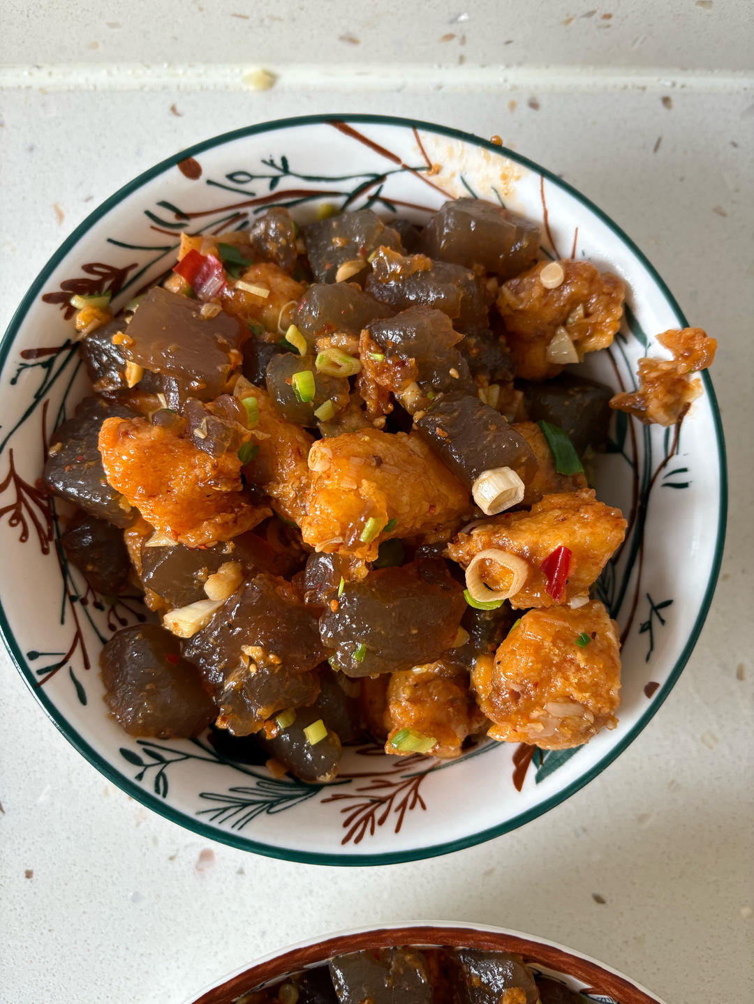 凉粉炒馍