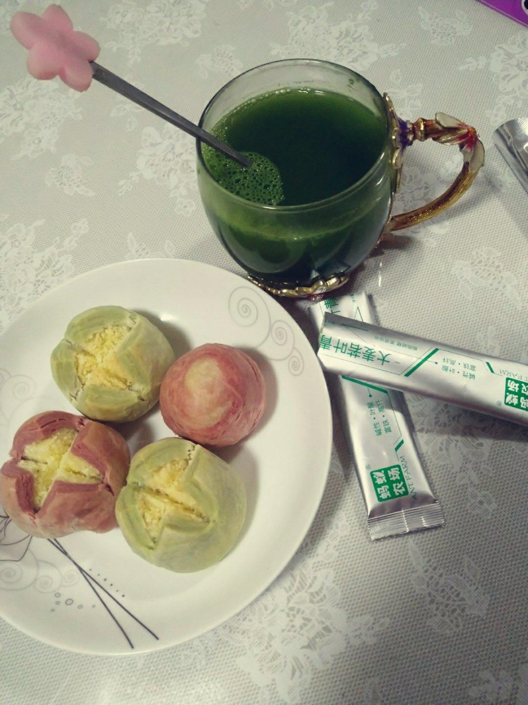 花开富贵之四种口味的椰蓉开口酥