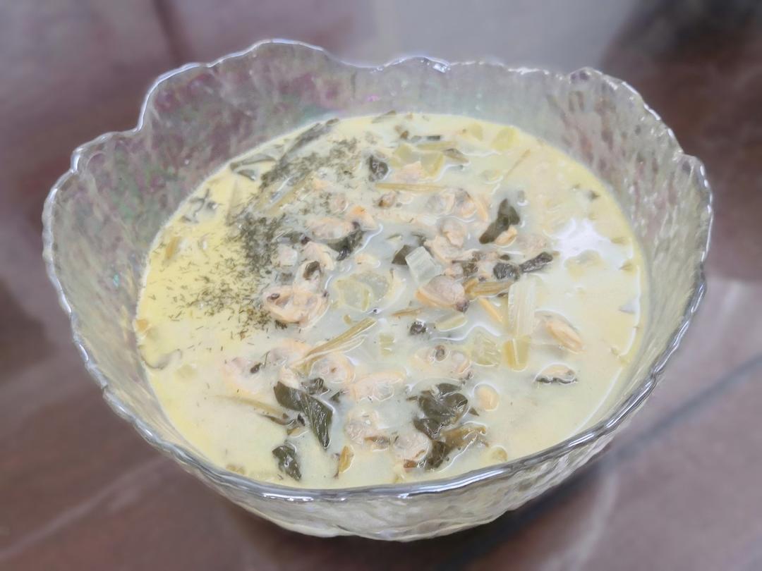 蛤蜊浓汤 Clam Chowder