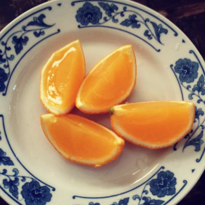 香橙果冻