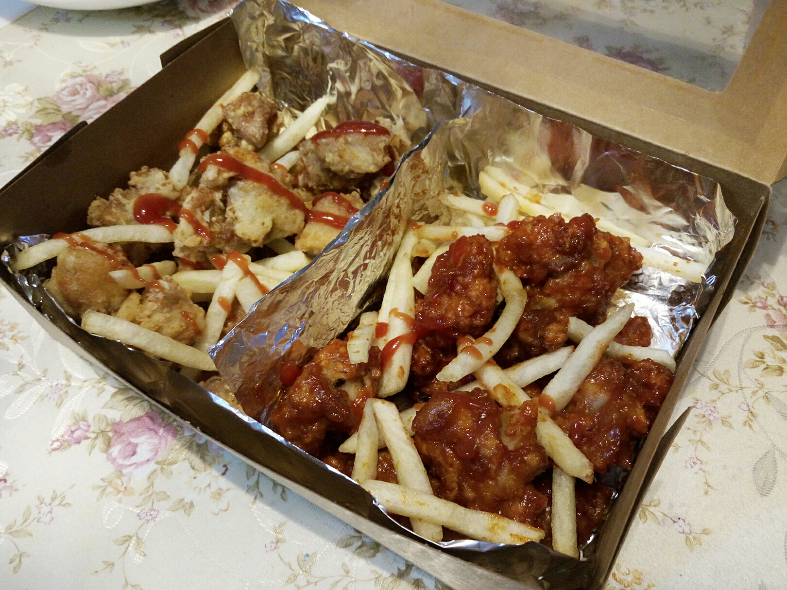 双拼韩式炸鸡的做法