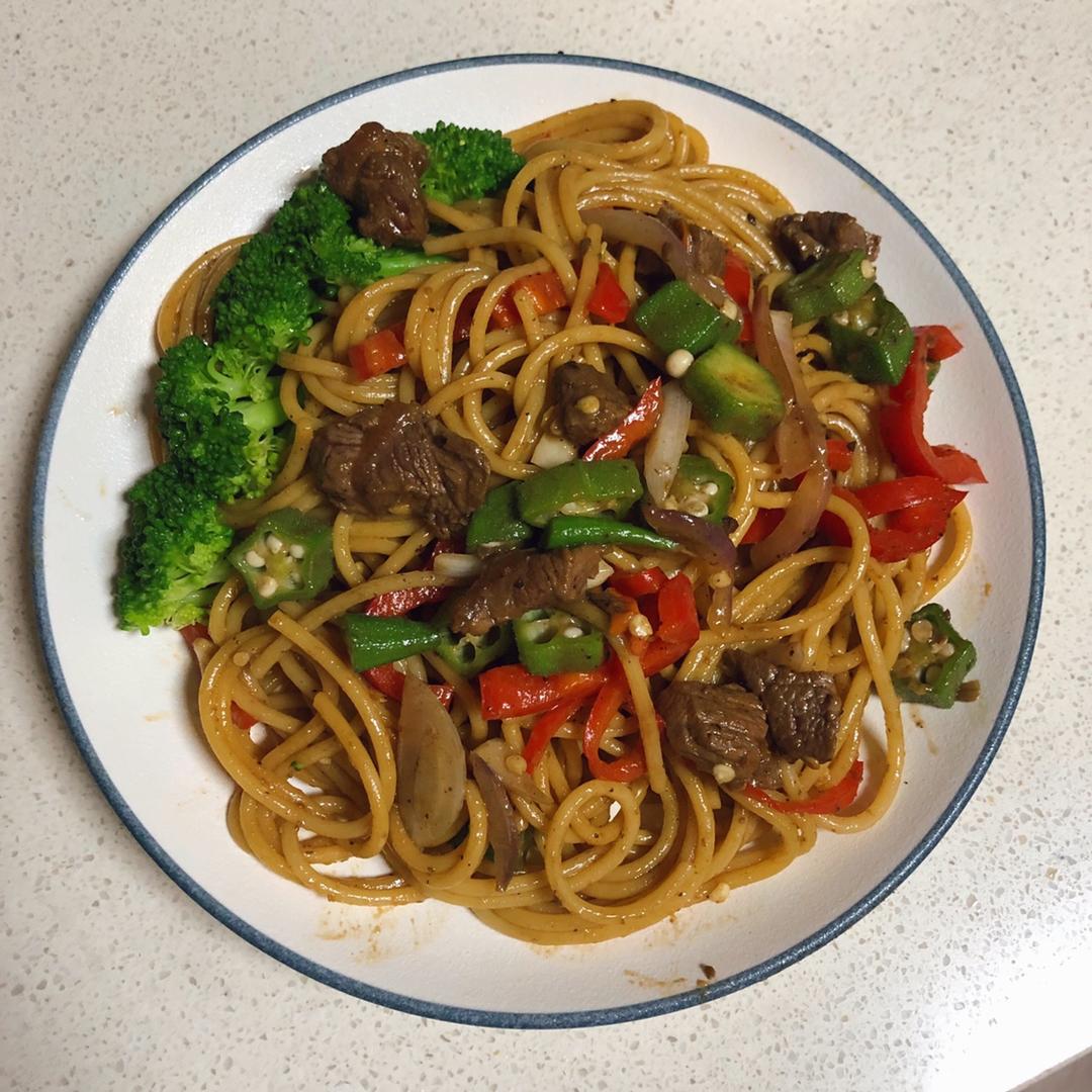 黑胡椒意大利面