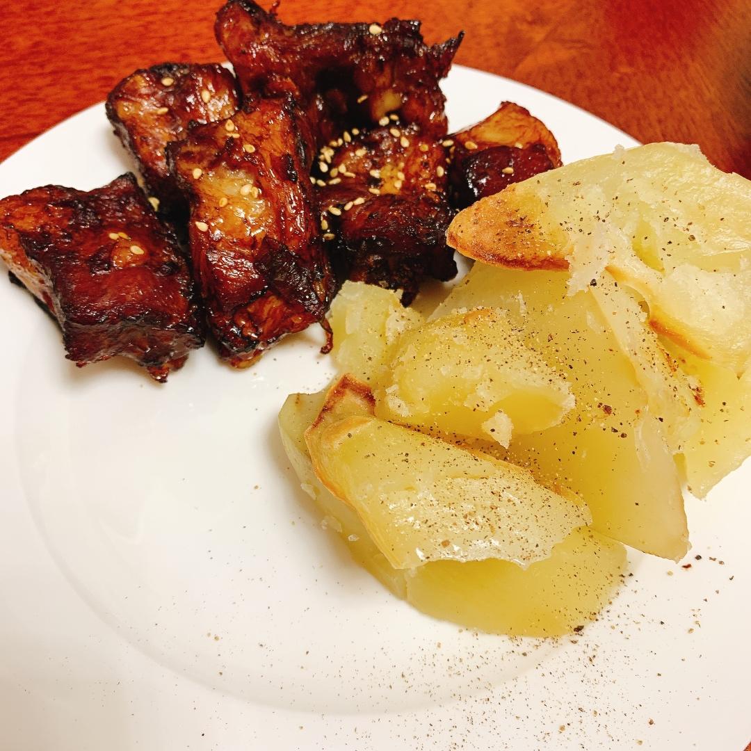 香滋滋的锡纸芝麻排骨