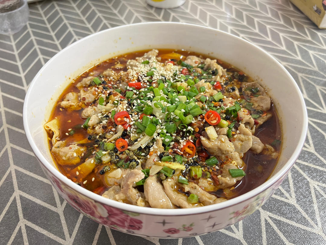 水煮肉片（肯定不翻车）