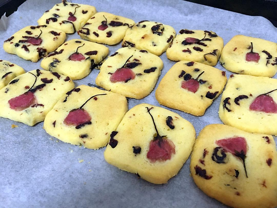 樱花蔓越莓曲奇饼干
