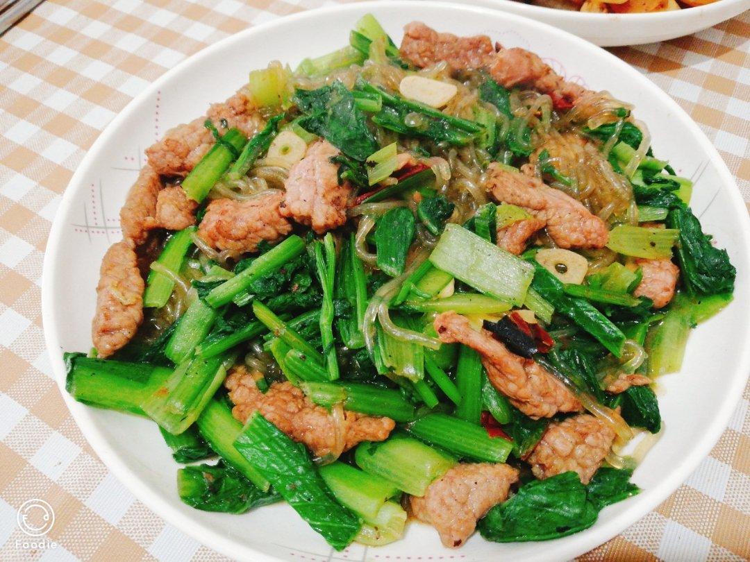 小白菜炖粉条