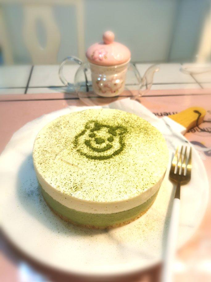 抹茶酸奶慕斯蛋糕