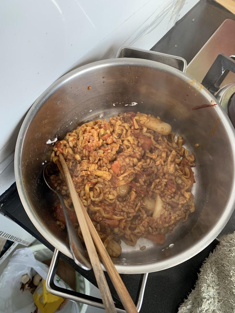 ⚠️神仙泡面做法！😋火腿鸡蛋炒泡面，1碗不够！