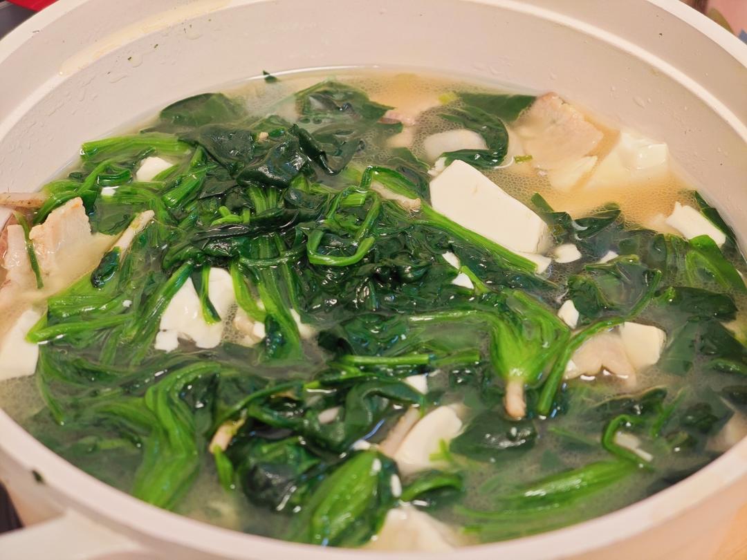 鲜到让人起飞的菠菜汤