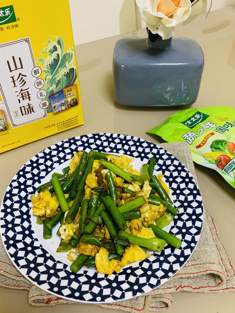 健康低卡家常菜 - 西兰花虾仁木耳炒蛋