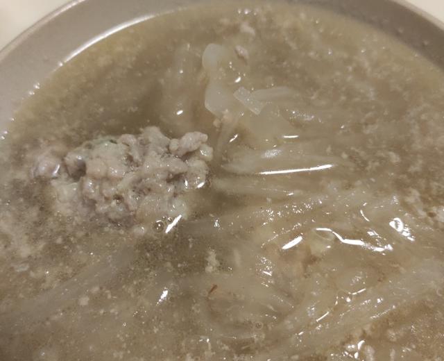 萝卜丝丸子汤的做法
