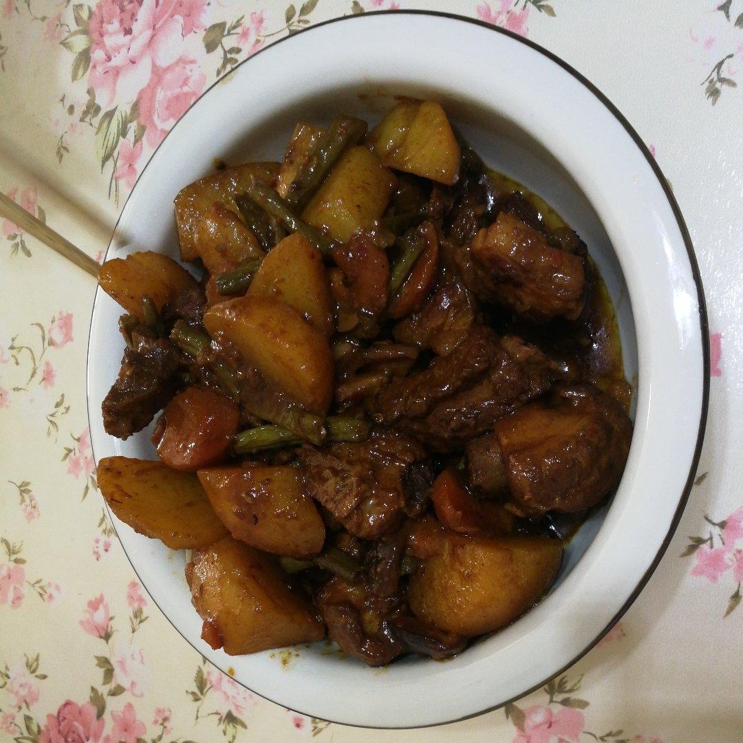 排骨炖豆角
