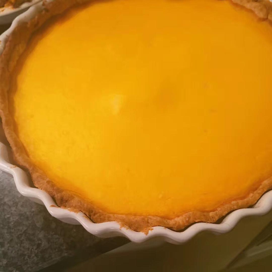 秋季时令小甜品——奶香南瓜派