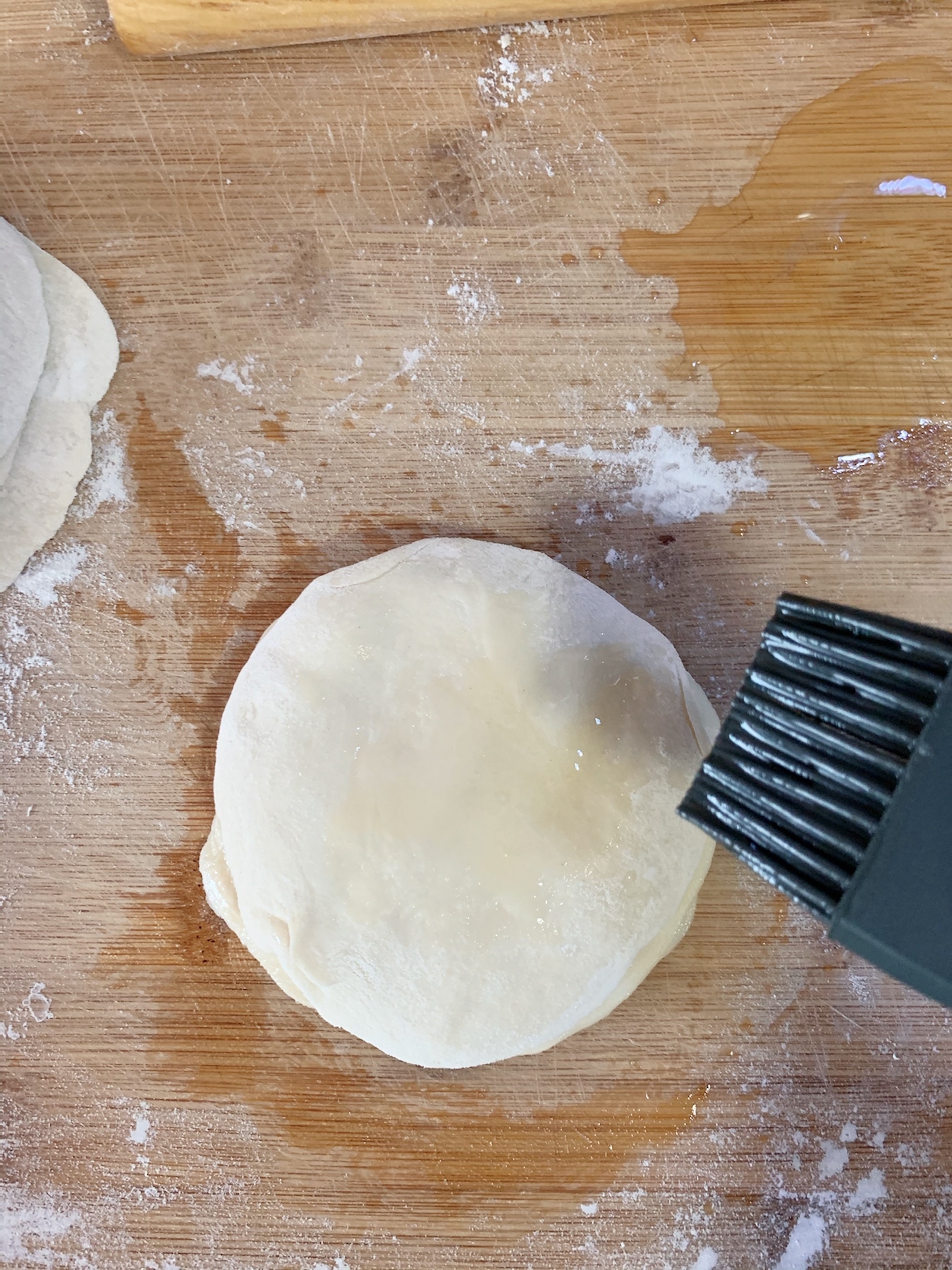 烤鸭卷饼（春饼皮）的做法 步骤4