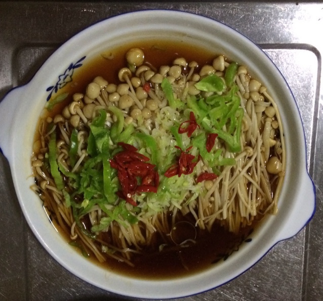 油泼金针菇