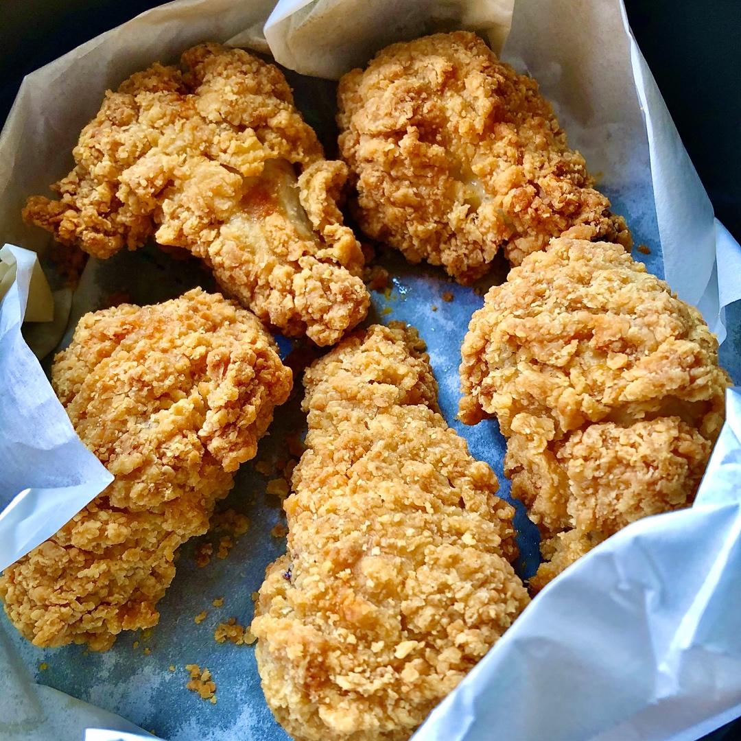 第6道空气炸锅之一斤鸡米花