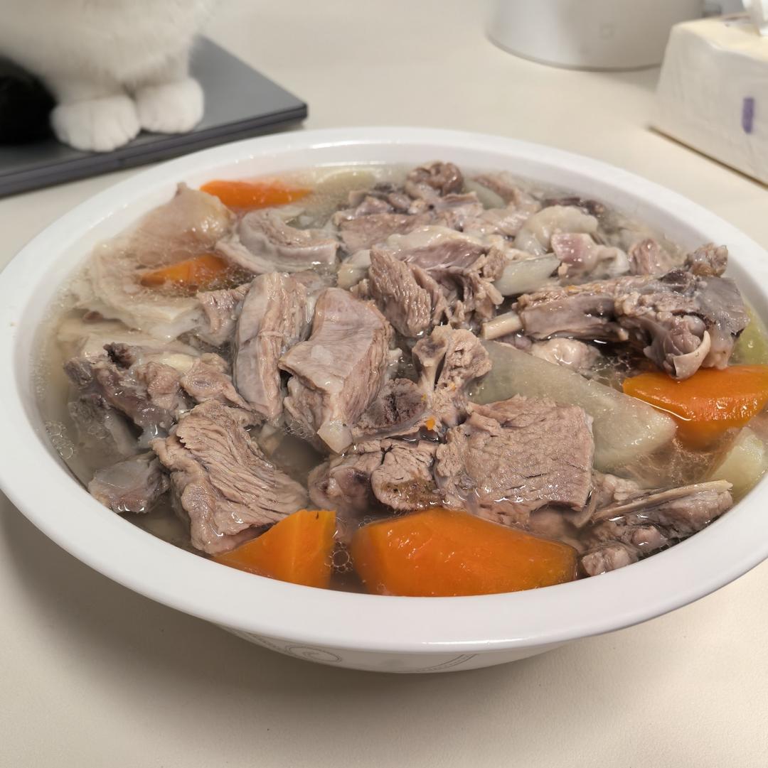 清汤炖羊排